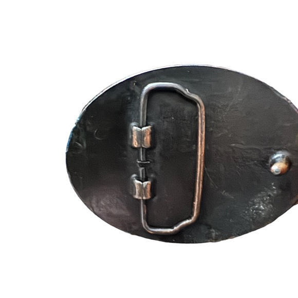 MEN’S Rare Vintage Copper “ Wild Turkey” Belt Buckle - Picture 2 of 3